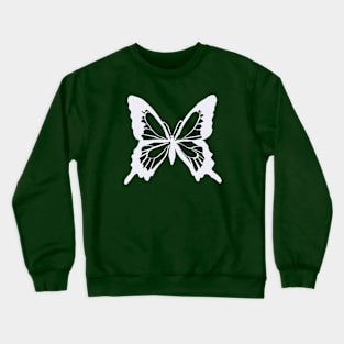 White Butterfly Crewneck Sweatshirt